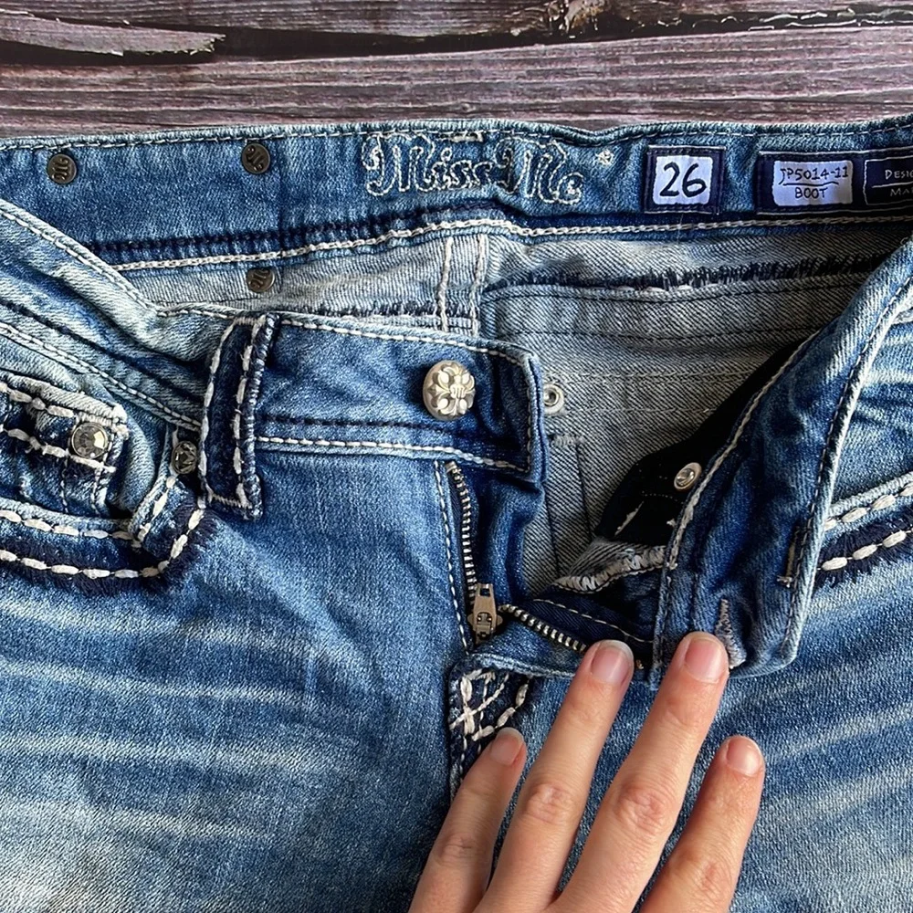 MISS ME | Bootcut jeans style JP5014-11 - Picture 7 of 11